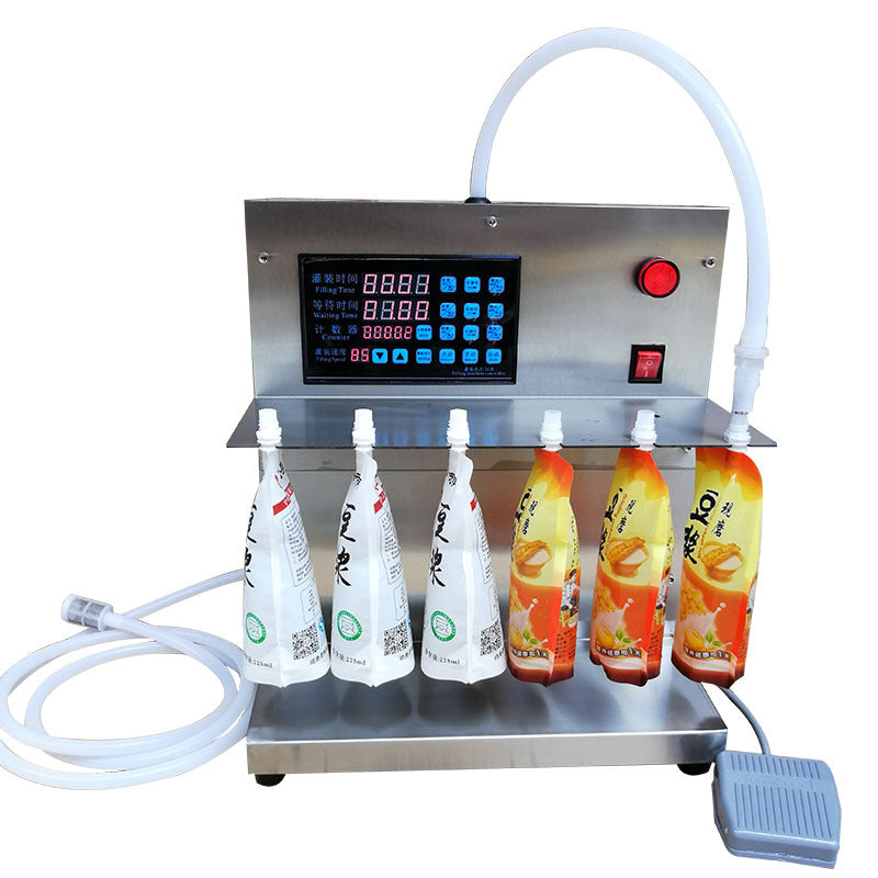 เครื่องบรรจุถุงฝาเกลียว Small nozzle stand-up pouch filling machine