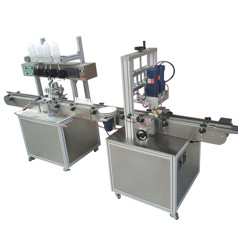 เครื่องบรรจุสารเคมี สายพานต่อเนื่อง ปั๊มกันสารเคมีกัดกร่อน Filling machine peristaltic pump filling machine production line
