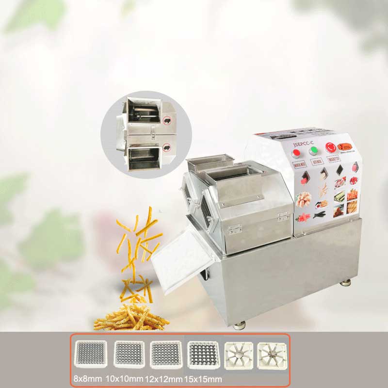เครื่องทําเฟรนฟรายเส้นยาว อัตโนมัติ Automatic Electric French Fries Cutting machine
