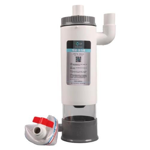 เครื่องแยกขี้ปลา กระบอกเดี่ยว แยกตะกอน tank fish pond pre-filter sedimentation ขนาดท่อ 12,16,20,25,32,40, QL3000,4000,5000L