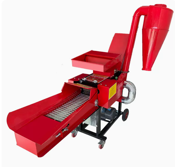 เครื่องสับหญ้า Heavy Duty เครื่องบดย่อย corn straw grinder grass shredder 220v/380v 2800rpm