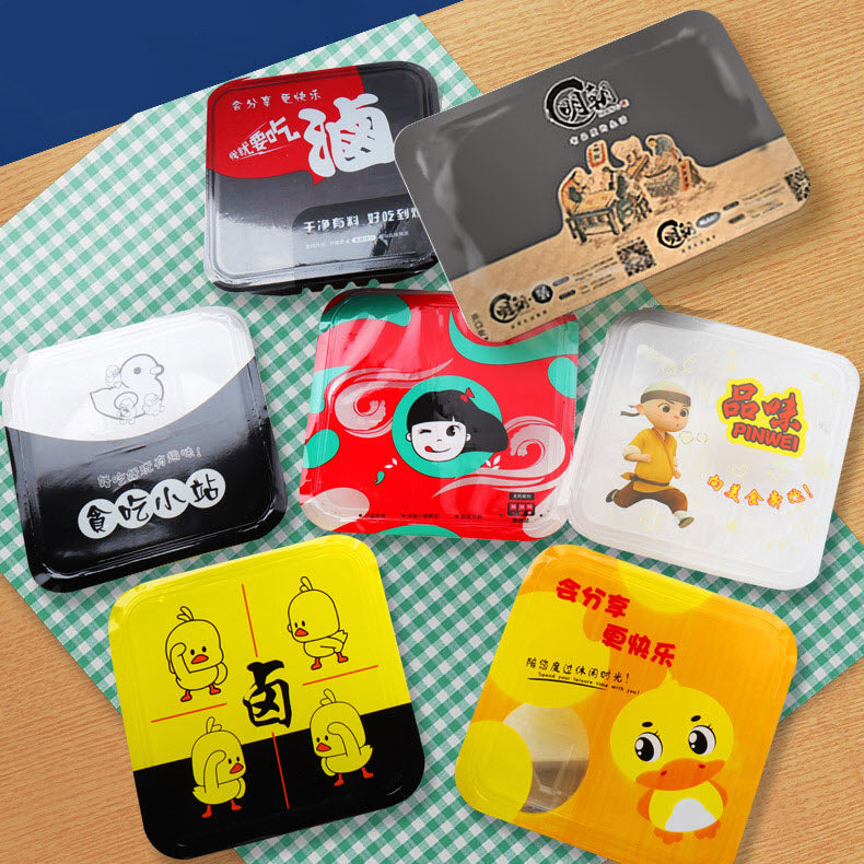 ม้วนฟิล์มปิดฝากล่องอาหาร Box Sealing Film วัสดุ PP ขนาด 5 กิโลกรัมต่อม้วน