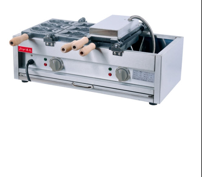 เครื่องทำวาฟเฟิลรูปปลา Fish waffle FY-1104A 17kg 2800วัตต์ แกส