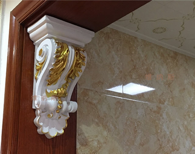 เสาโรมัน PU foam Roman stigma European-style ( 1 แพ็ค มี 6 เสา)