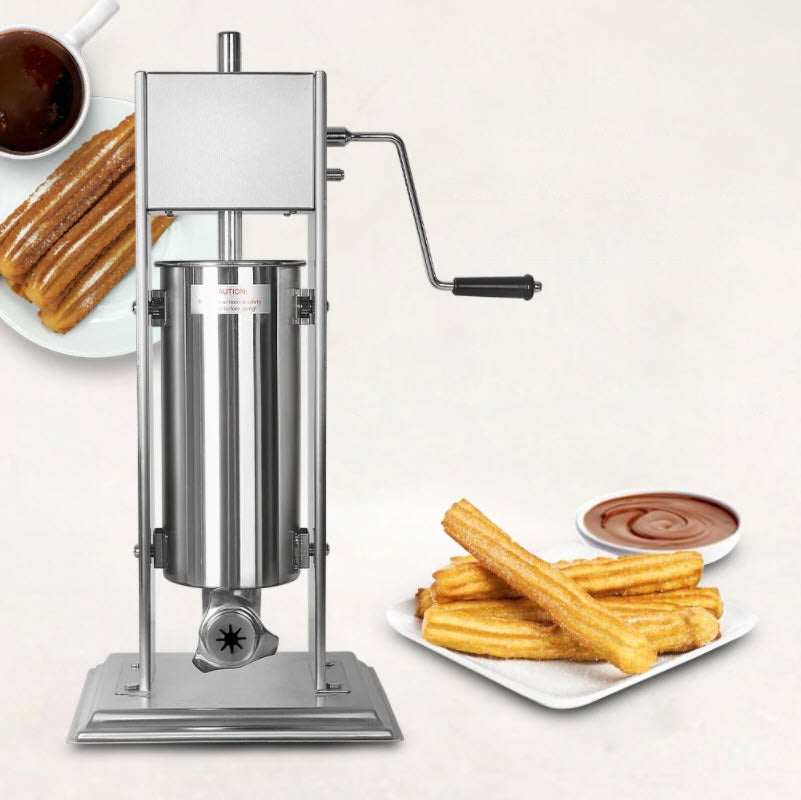 เครื่องทำขนมชูโรสแบบมือหมุน ปาท่องโก๋สเปน เครื่องทำขนม Manual Handheld Churros Maker รุ่น ITCM-18