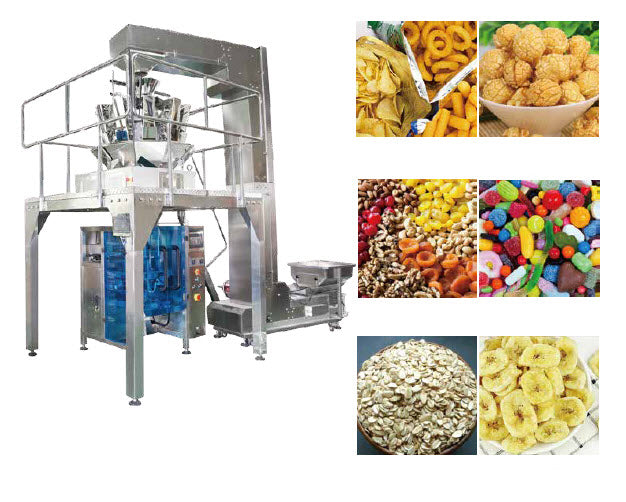 เครื่องแพ็ค พร้อมบรรจุ Rotary Head 10 heads เมล็ดทานตะวัน เมล็ด ถั่วลิสง อาหารสัตว์ ผงเคมี packaging machine automatic filling machine 2.2(Kw) ZE-420 220(V)