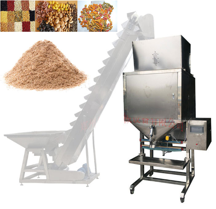 เครื่องบรรจุผง บรรจุเมล็ด ขนาดใหญ่ 1kg ขึ้นไป quantitative granule packaging machine JY-BK-1 0.8(Kw) 220(V)160(kg) 8-12bag/min