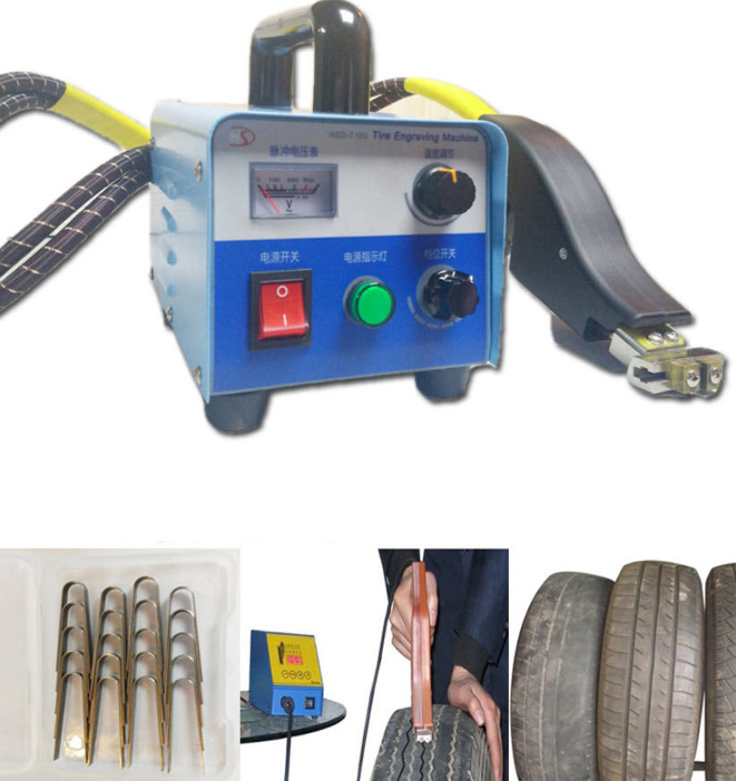 เครื่องแกะสลัก เซาะร่อง Tire carving grooving machine Rubber carving machine YD-103