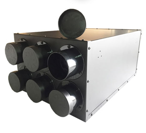 กล่องแบ่งลม ใหญ่/เล็ก Fresh air system wind box PM2.5 heat exchanger air divider pipe static pressure