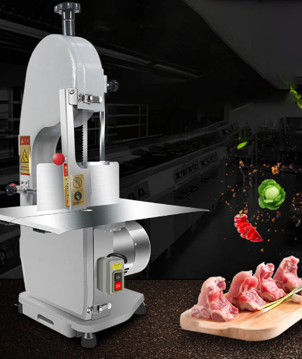 เครื่องหั่นเนื้อแช่แข็ง Bone Rib Saw Cutting Machine กระดูกหมู กระดูกซี่โครง 1600W