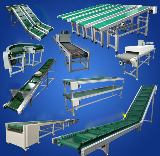 สายพานลำเลียงสองชั้น 2 layers conveyor belt สำหรับการขนส่งสินค้า แข็งแรง ทนทาน เหมาะสำหรับอุตสาหกรรมและการผลิต