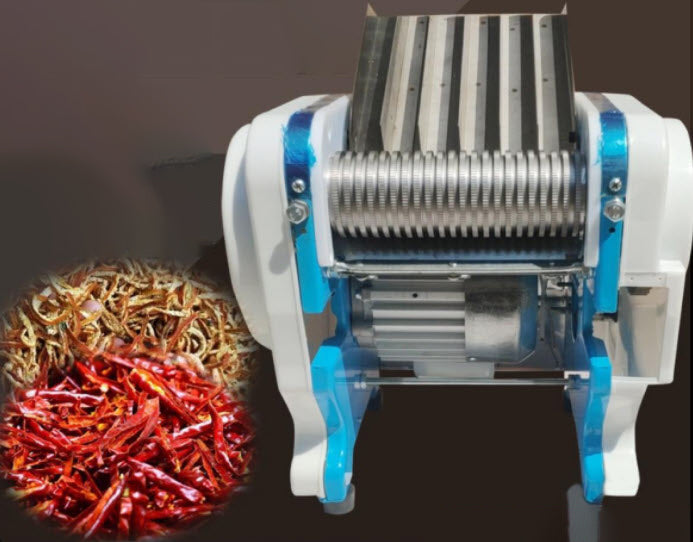 เครื่องซอยพริกแห้งไฟฟ้า Dried Chili Shredder รุ่น 550 ขนาด 2/3/6 มม.