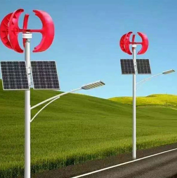 กังหันลม ปั่นไฟ 100W-600w 12V24V Small wind turbine (ไม่รวม solar cell)