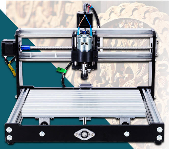 เครื่องตัดตัวอักษร เครื่องแกะสลัก เลเซอร์ ชิ้นงาน เลือกหัวเปลี่ยนได้ engraving and laser machine CNC