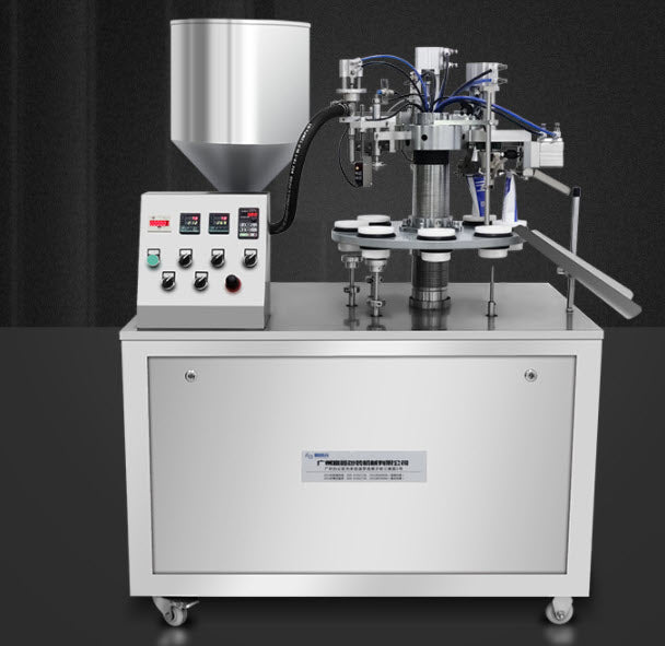 เครื่องบรรจุหลอดพร้อมซีล semi-automatic hose filling and sealing machine