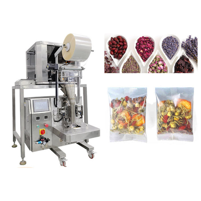 เครื่องบรรจุแนวตั้ง พร้อมซีล ชั่งน้ำหนัก ผลไม้แห้ง electronic scale weighing packaging machine