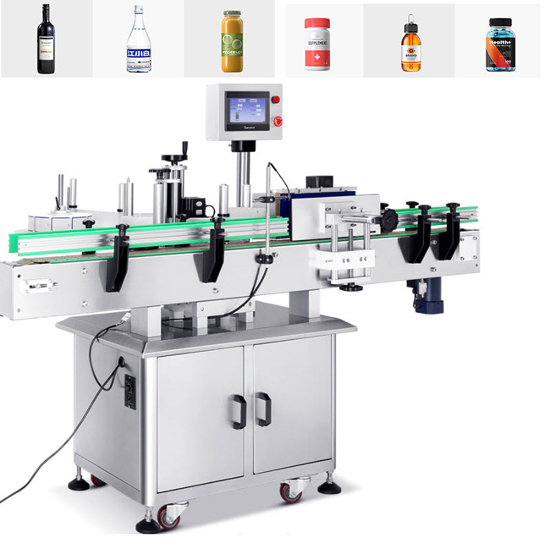 เครื่องปิดฉลากอัตโนมัติ automatic round bottle labeling machine