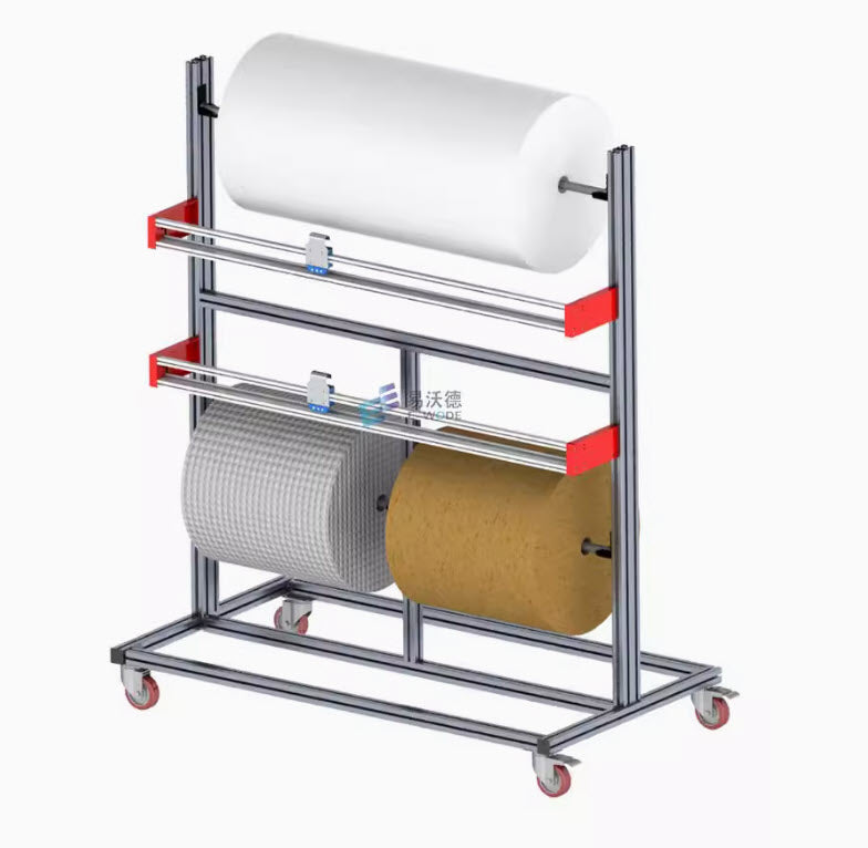 เครื่องม้วนบับเบิ้ล พร้อมที่ตัดในตัว Bubble holder and cut 1180*600*1850