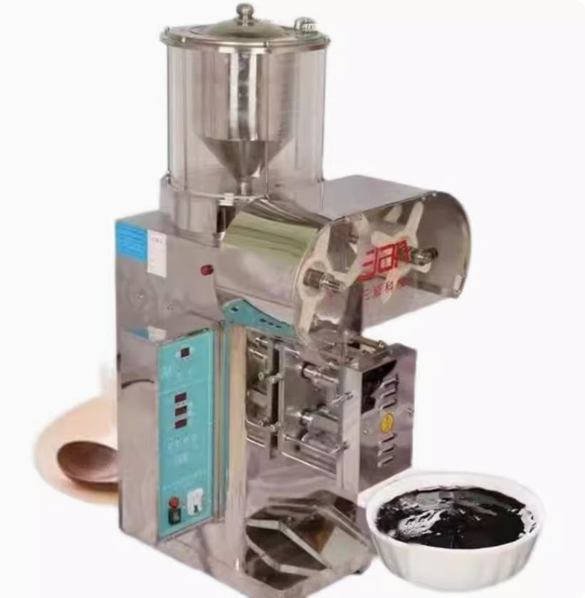 เครื่องทําเฉาก๊วย Paste Square Filling Machine for Making Traditional Desserts, High Efficiency, Adjustable Filling Volume, Ideal for Food Business
