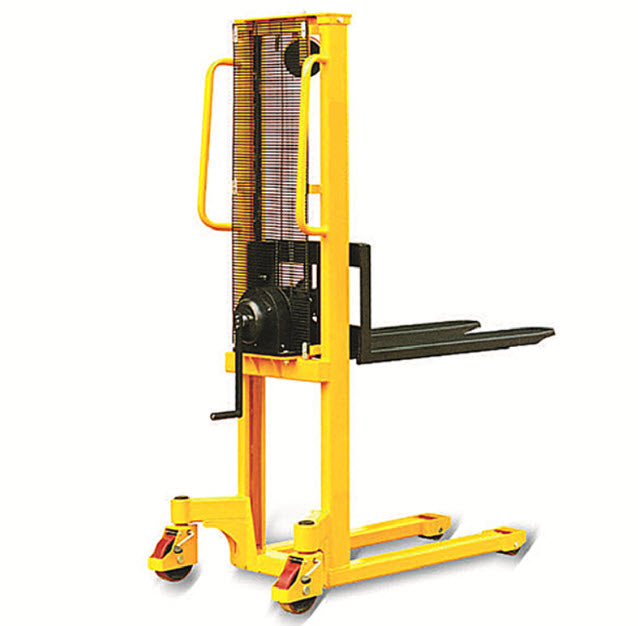 รถเข็น รถลาก รถยกพาเรท Hand Stacker รอกมือหมุน เหมาะสำหรับขนย้ายสินค้า รับน้ำหนักสูง เคลื่อนที่สะดวก ใช้งานง่าย