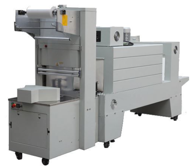 เครื่องห่อแพ็คโหล แพ็คขวด BZJ-5038 + BSE-5040A ระบบห่อหุ้มอัตโนมัติสำหรับขวด สินค้าคุณภาพสูง เหมาะสำหรับธุรกิจขนาดเล็กถึงกลาง