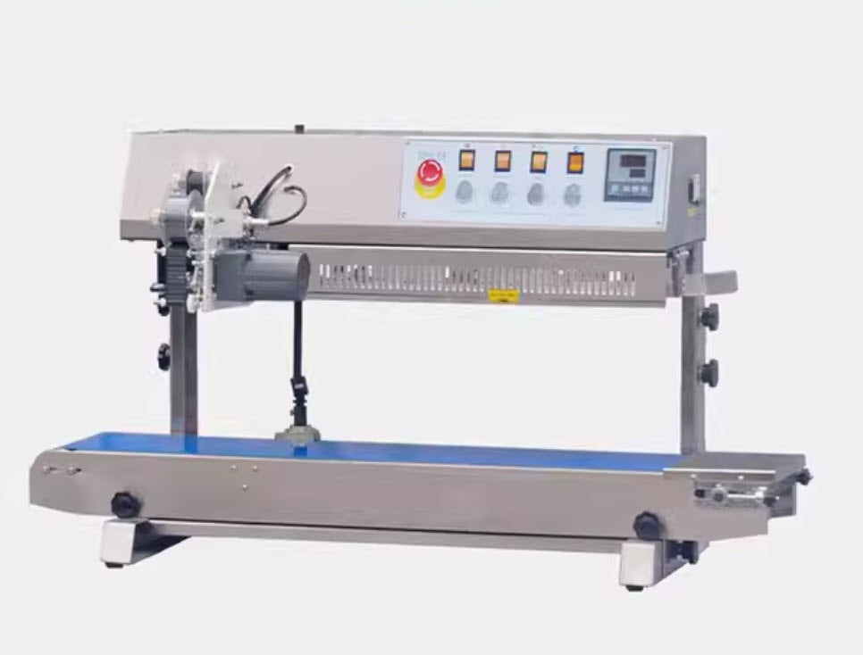 FRM-1010II เครื่องซีลสายพานพิมพ์วันที่ ระบบอัตโนมัติ ใช้งานง่าย เหมาะสำหรับอุตสาหกรรมอาหารและบรรจุภัณฑ์