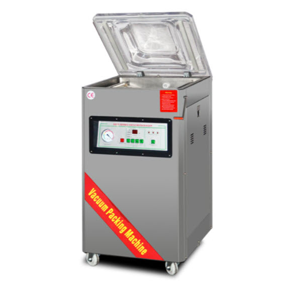 DZ-400 เครื่องซีลสูญญากาศอุตสาหกรรม 400W ระบบสูญญากาศอัตโนมัติ เหมาะสำหรับการเก็บอาหารและของใช้ในบ้าน