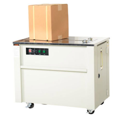 KZB-I-เครื่องรัดกล่อง Heavy-Duty Strapping Machine for Secure Packaging, Adjustable Tension, Ideal for Warehouse and Shipping Use