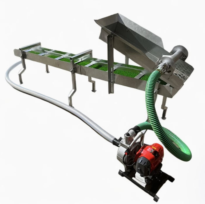 รางร่อนทองคำ พลอย อัญมณี gasoline powered gold panning machine