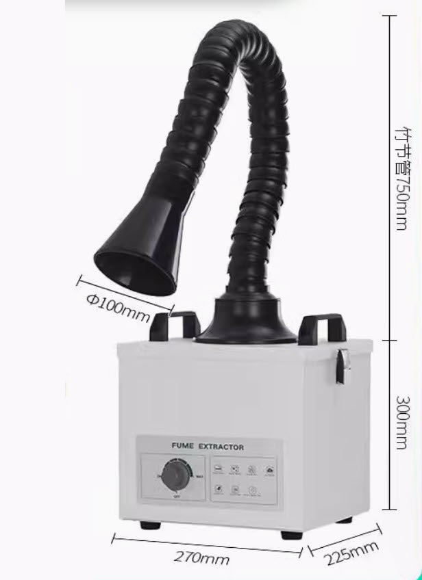 เครื่องดูดควันอุตสาหกรรม Fume Extractor FES220 - 330m³/h Airflow - 220W Power