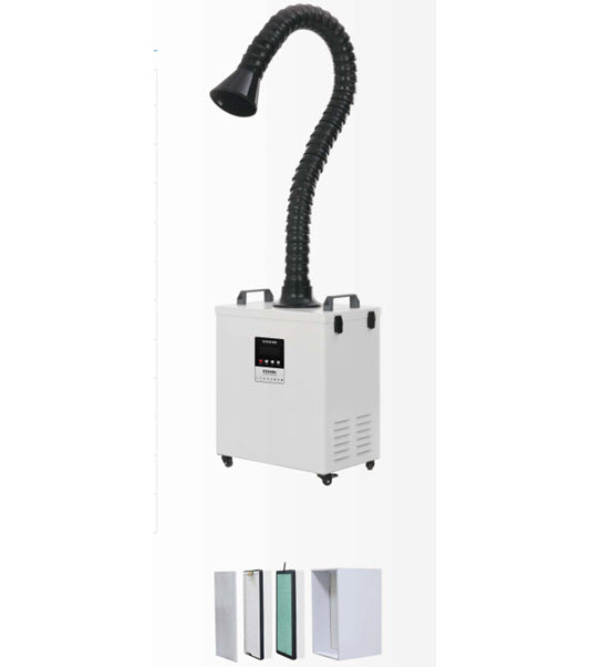 เครื่องกรองไอเสียจากการเชื่อม Fume Extractor FES300 - 410m³/h Airflow - 300W Power