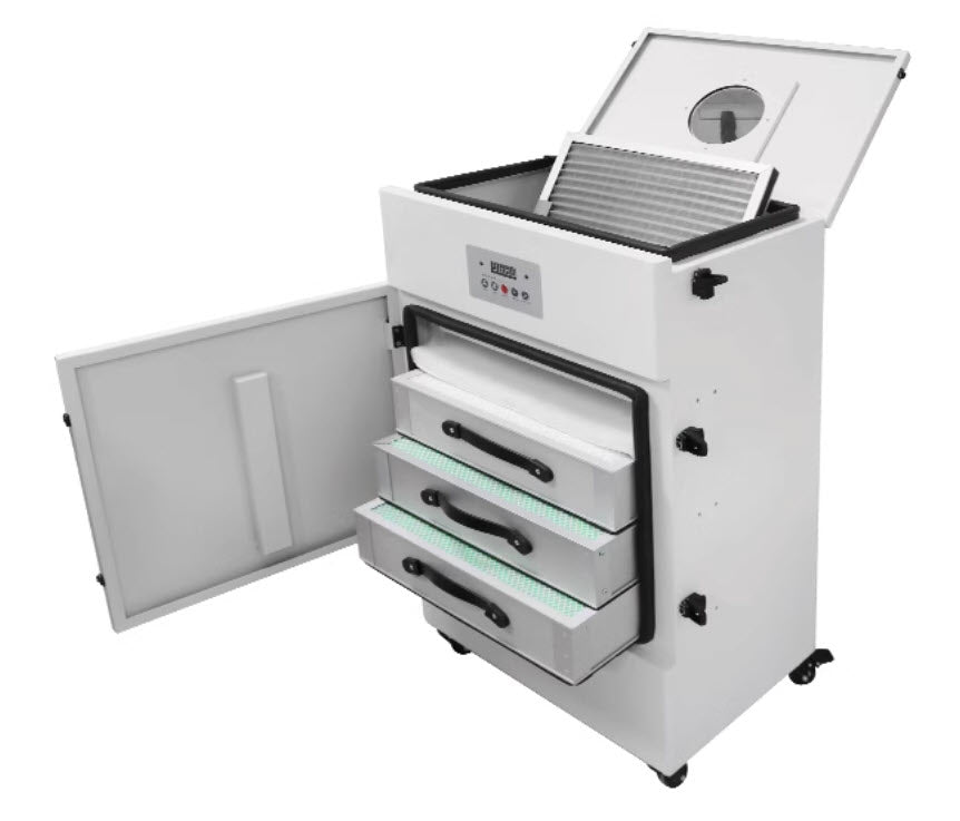 เครื่องกรองอากาศอุตสาหกรรม Fume Extractor FES1200 - 1320m³/h Airflow - 1200W Power