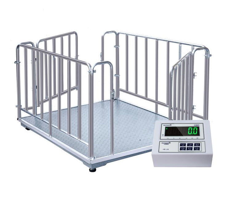 เครื่องชั่งแบบพื้นอุตสาหกรรมพร้อมรั้วกัน HCF HOCHOICE w39