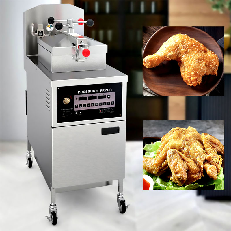 หม้อทอดแรงดันไฟฟ้ารุ่นไมโครคอมพิวเตอร์ Electric Pressure Fryer 25 ลิตร 3N~380V/50Hz 12 kW 90~190°C