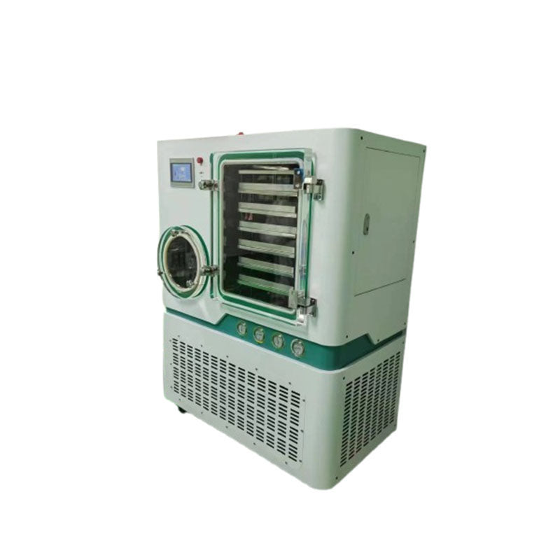 เครื่องฟรีซดราย Freeze Dry 380V / 50Hz 6.5 kW เครื่องทำแห้งแบบสูญญากาศสำหรับอาหารและผลิตภัณฑ์คุณภาพสูง