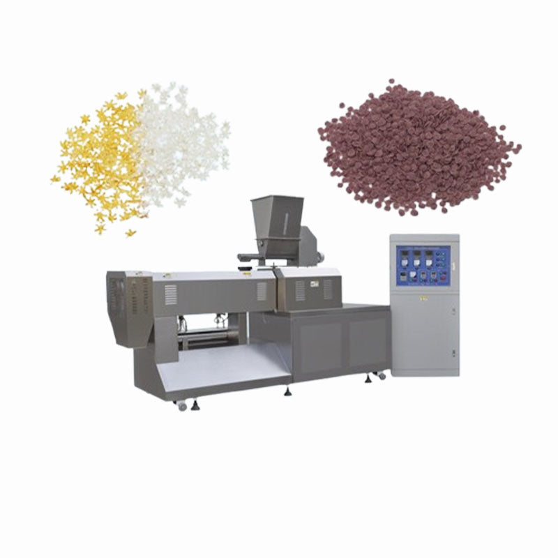 เครื่องอัดขึ้นรูปขนม Twin Screw Extruder Machine แบบสกรูคู่ 120-150 กิโลกรัม / ชั่วโมง