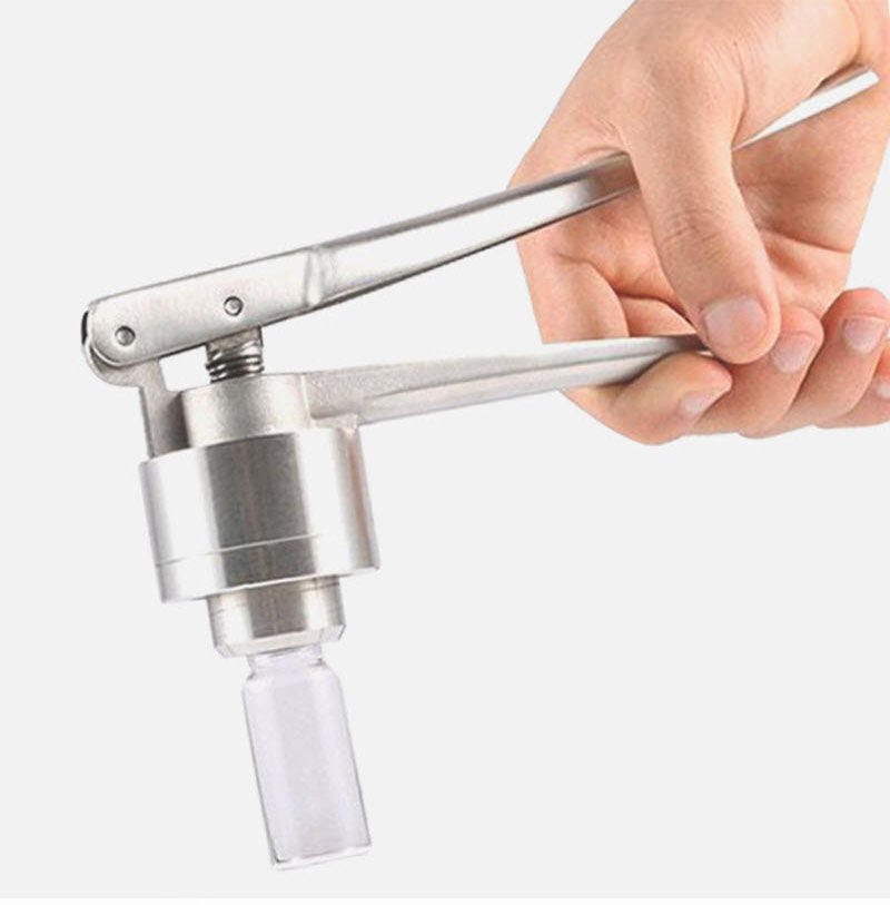 เครื่องปิดฝาขวดแบบมือโยก Manual Bottle Capping Machine รุ่นฝาอลูมิเนียมพลาสติก 20A