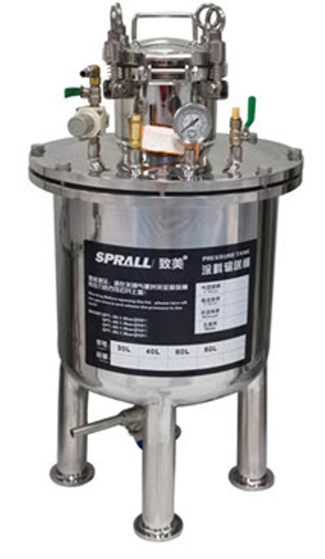 SP-304-FL-Seal ถังแรงดันลม 304 สแตนเลส แบบปิดผนึก 10L, ทนทาน, ป้องกันการรั่วซึม, เหมาะสำหรับอุตสาหกรรมและการใช้งานทั่วไป