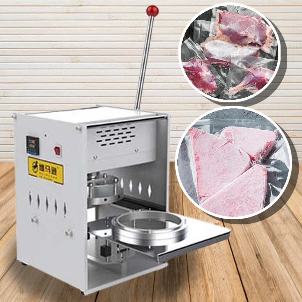 เครื่องซีลกล่องอาหาร แบบ Manual รุ่น WM-S เครื่องซีลฝาฟอยล์ Box Sealing Machine แบบคันโยก