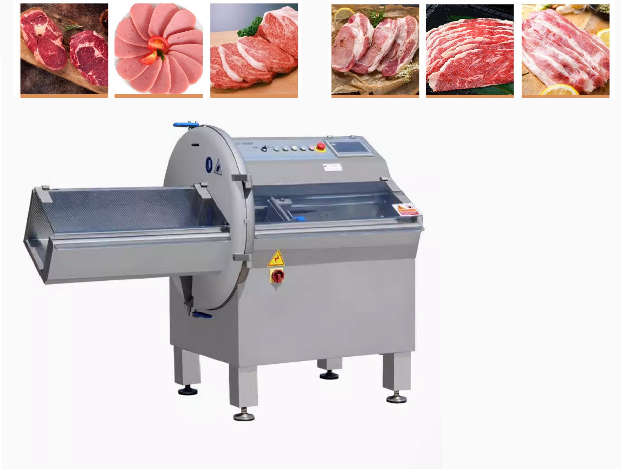 เครื่องสไลด์ ถสไลด์เบคอน JY-36K Bin Bacon Pork Slicing Machine