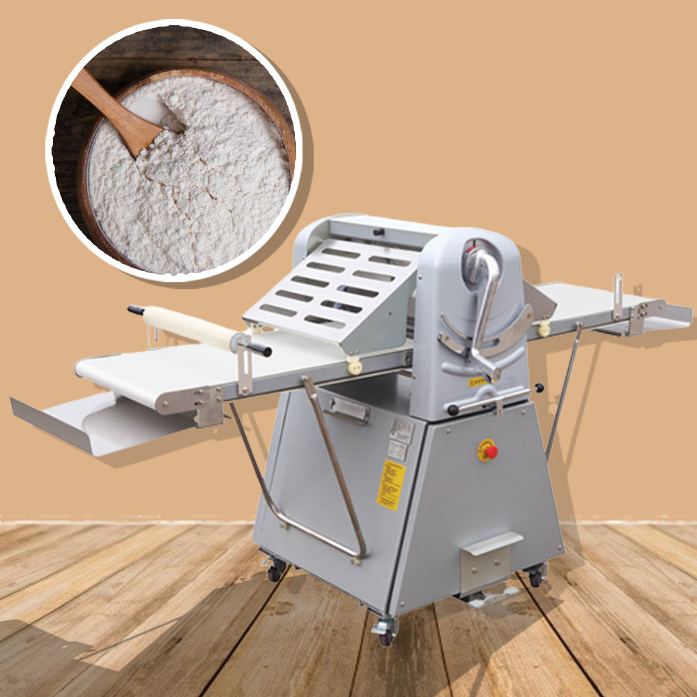 เครื่องรีดแป้งไฟฟ้า รีดแป้งพาย แบบตั้งโต๊ะ Electric Dough Bread Machine รุ่น 500 Desktop กำลังไฟ 400 วัตต์