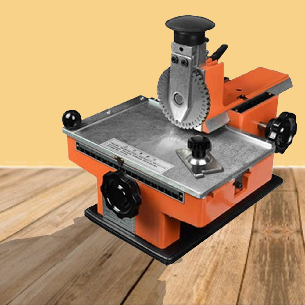 เครื่องปั๊มชื่อ ประทับตรา แบบลูกบิด Manual รุ่น JN-360 Stamping Mahcine ปั๊มตัวอักษร ตัวเลข เลือกขนาดได้