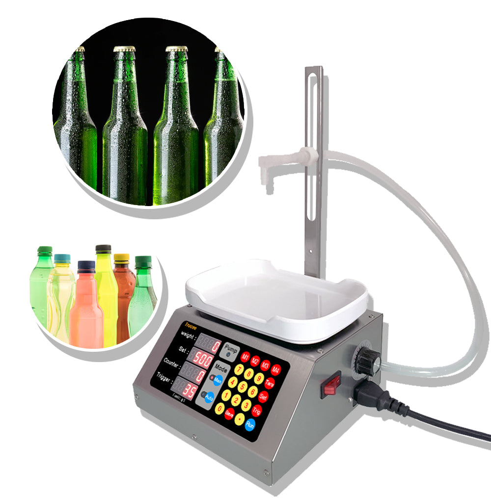 เครื่องบรรจุของเหลวแบบชั่งน้ำหนัก KG 5g-1000g ควบคุมดิจิตอล รุ่น CSY-3200 อัตราการไหลสูงสุด 3.2 ลิตร/นาที