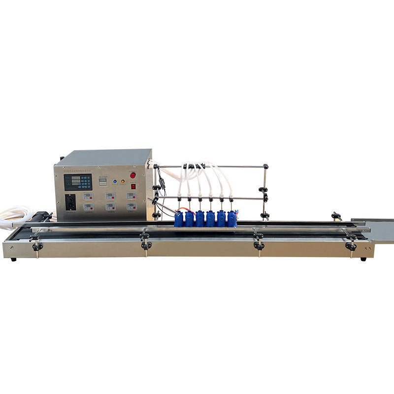 เครื่องบรรจุของเหลว 4 หัวจ่าย 13 ลิตร multi-head lifting and submersible semi-automatic ink oil