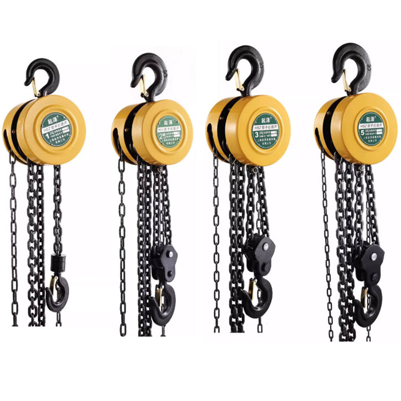 รอกโซ่ รอกโซ่มือสาว แบบกลม (1 ตัน-5ตัน)เหล็ก SCM415 manual hoist chain