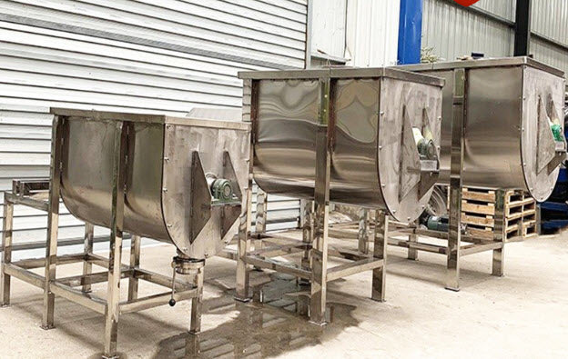 เครื่องผสมแนวนอน Horizontal Mixer 50L, เครื่องผสมอาหารคุณภาพสูง, เหมาะสำหรับการทำอาหารและเบเกอรี่, ประหยัดเวลาและแรงงาน