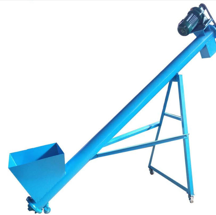 เครื่องลำเลียงแบบสกรูแนวเอียง สกรูลำเลียง Screw Conveyor LJ1