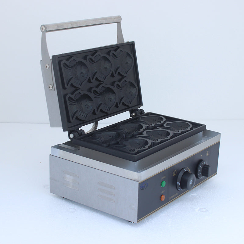 เครื่องทำวาฟเฟิลรูปปลา Fish waffle HY-112 10kg 1550วัตต์ 220V