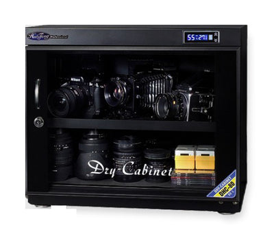ตู้กำจัดความชื้น (Dry Cabinet) รุ่น DHC-80 II สำหรับเก็บกล้องและอุปกรณ์อิเล็กทรอนิกส์ ป้องกันความชื้นและเชื้อรา