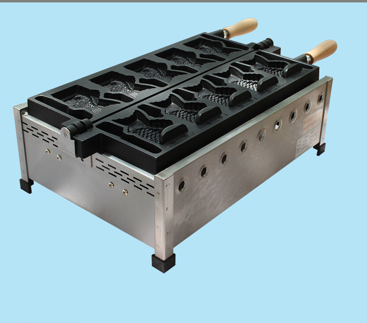 เครื่องทำโคนไอติม วาฟเฟิลรูปปลา Fish waffle FY-1101B.R 20kg เครื่องทำขนมหวานคุณภาพสูง ทำวาฟเฟิลปลาอร่อย สินค้าเชิงพาณิชย์